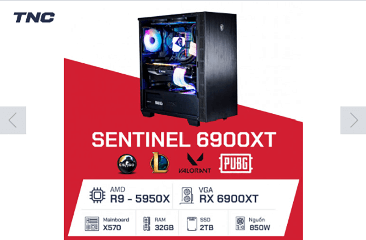 Sentinel 6900XT - R9 5950X